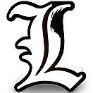 Лампа DEATH NOTE "L" (Зошит смерті), фото 2