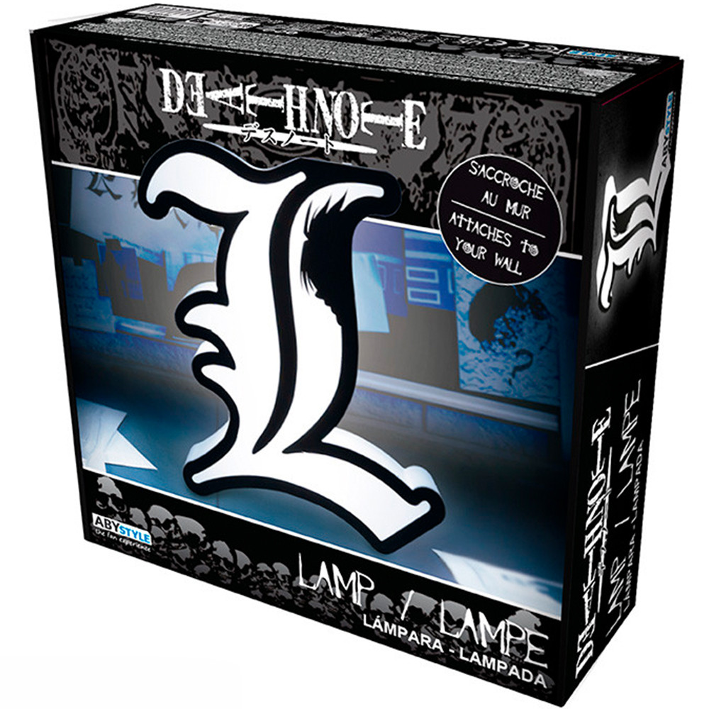 Лампа DEATH NOTE "L" (Зошит смерті), фото 1