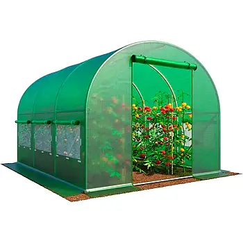 Теплиця парник 4Points 6м2 2x3м городня збірна теплиця садова дачна готова для будинку дачі з вікнами