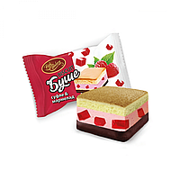 Бісквіт Буше Суфле & Мармелад Малина, 100г.