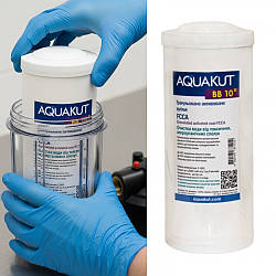 Картридж для води з гранульованим активованим вугіллям, 10"х4,5", AquaKut FCCA BB / Картридж для фільтру проточної води