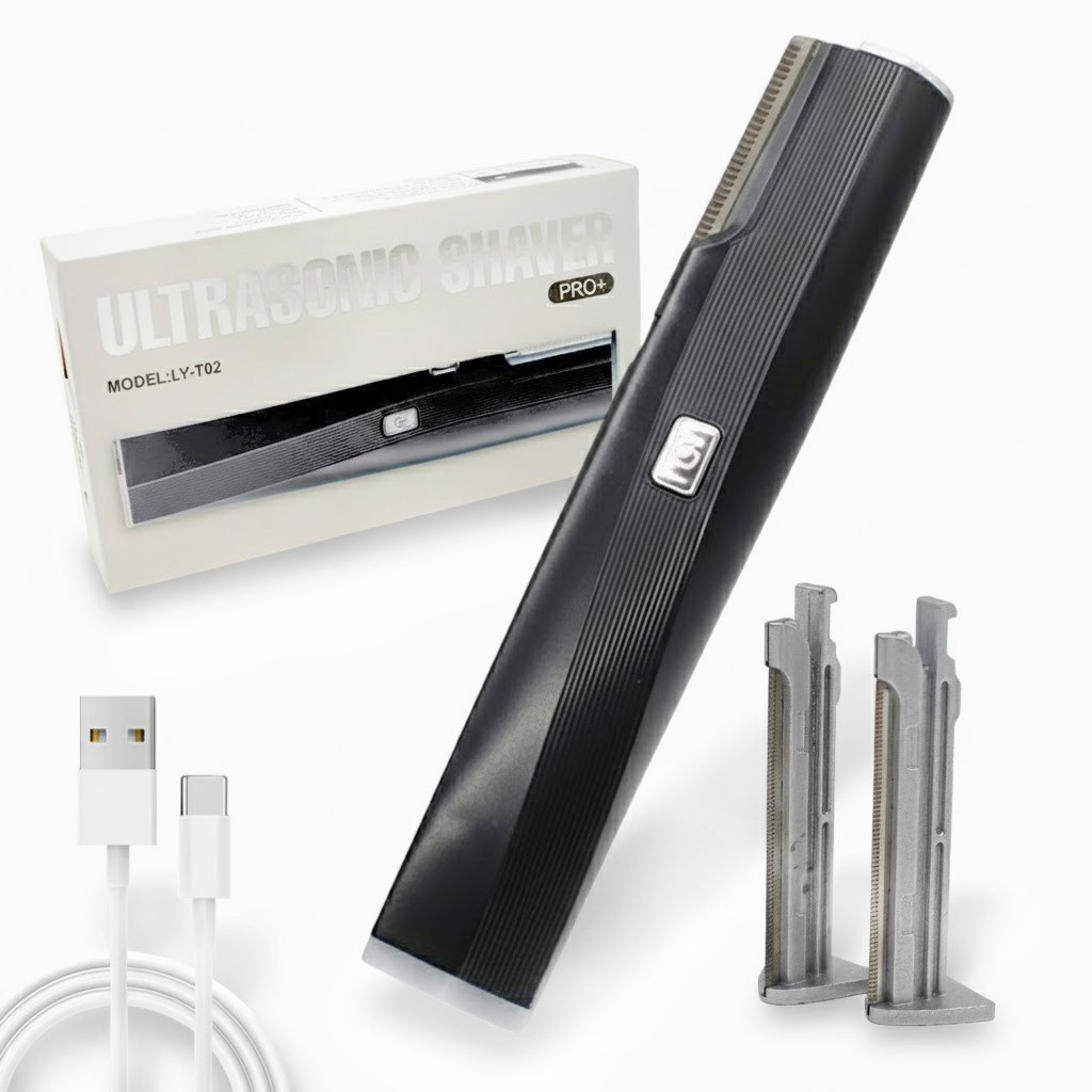 Жіночий тример від USB+2 Насадки / Акумуляторний депілятор для брів / Електричний тример для обличчя /Депілятор волосся на обличчі, фото 1