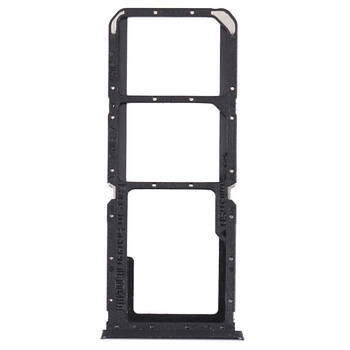 Тримач SIM- карти OPPO A16/ A16s black (dual sim)