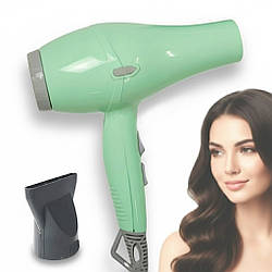 Фен для волосся, 3000Вт + Насадка, РЕ-2001 / Стайлер для укладки волосся / Фен для сушіння волосся / Фен-стайлер з насадкою