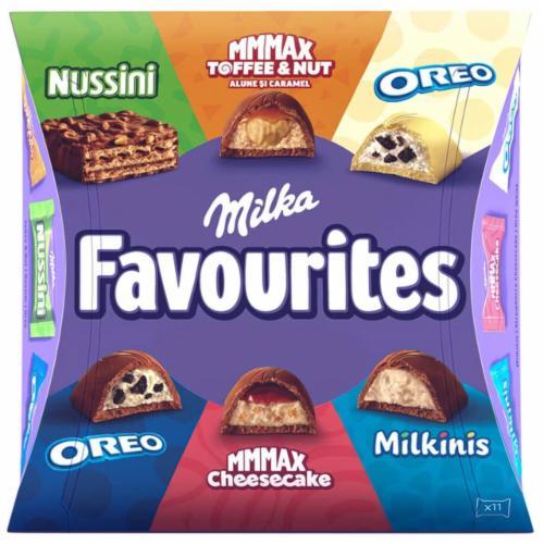 Набір солодощів Milka Favourites (11шт.) - 95 g, фото 1