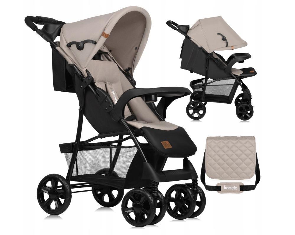 Прогулянкова коляска Lionelo EMMA PLUS BEIGE LATTE, фото 1