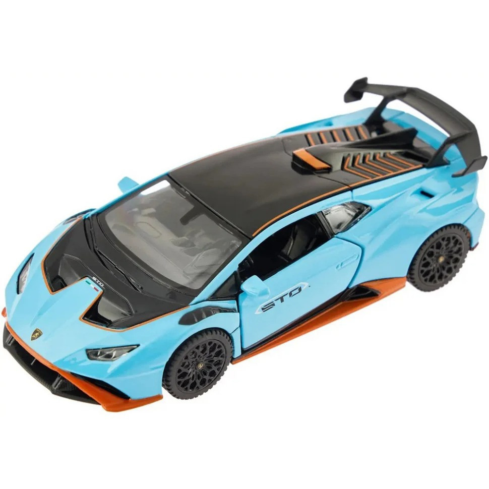 Дитяча автомодель "Lamborghini Huracan STO" Rastar 64300 блакитний, масштаб 1:32, фото 1