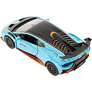 Дитяча автомодель "Lamborghini Huracan STO" Rastar 64300 блакитний, масштаб 1:32, фото 5