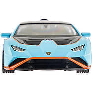 Дитяча автомодель "Lamborghini Huracan STO" Rastar 64300 блакитний, масштаб 1:32, фото 6