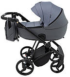 Коляска 2 в 1 Adamex Blanc Lux PS-108, фото 3