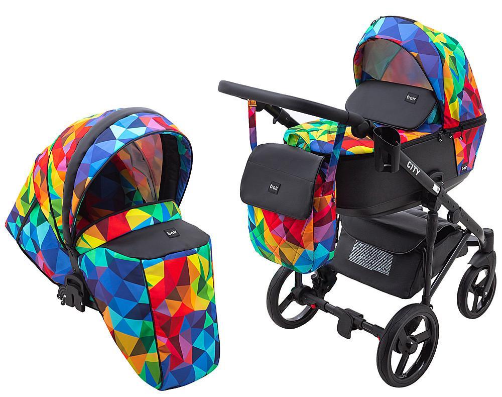 Коляска 2 в 1 Bair City Special 24 калейдоскоп, фото 1