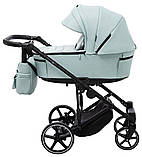 Коляска 2 в 1 Adamex Zico Tip TK-27 світло-блакитний, фото 3
