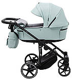 Коляска 2 в 1 Adamex Zico Tip TK-27 світло-блакитний, фото 4