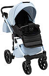 Дитяча універсальна коляска 2 в 1 Adamex Nola Natura 1 sky, фото 8