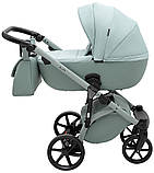 Коляска 2 в 1 Adamex Nola Natura 8 mint, фото 3