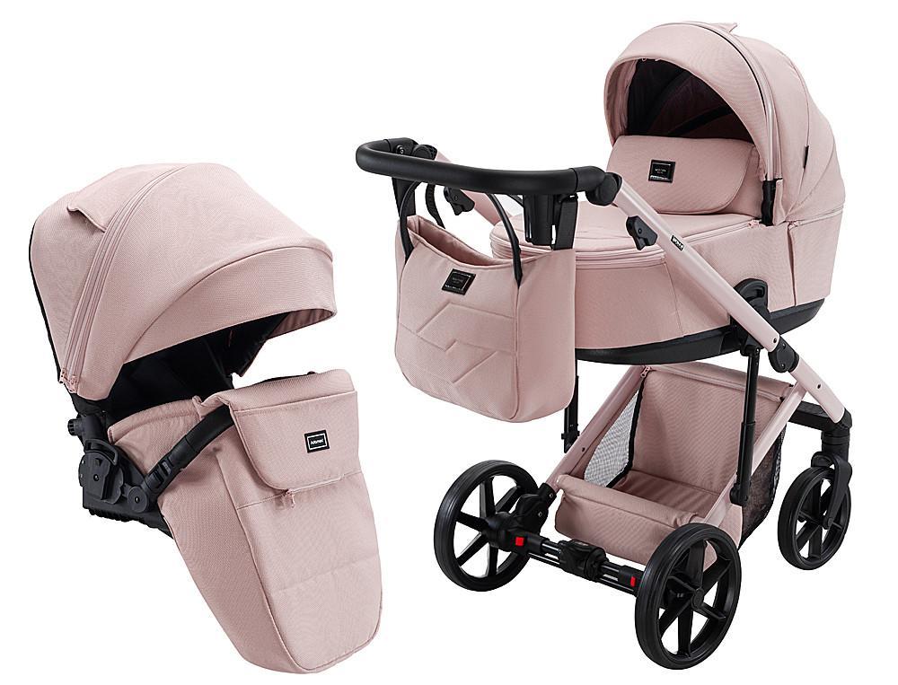 Дитяча універсальна коляска 2 в 1 Adamex Dolce Natura 2 rose, фото 1