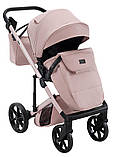 Дитяча універсальна коляска 2 в 1 Adamex Dolce Natura 2 rose, фото 8