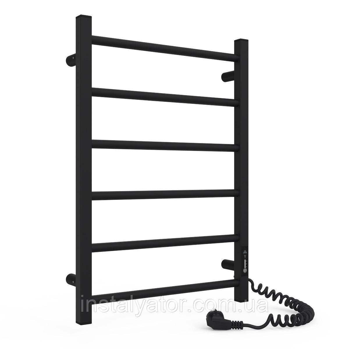 Електрична сушарка для рушників Laris Зебра Альфа ЧКЧ6 400 х 600 Е (підкл. праворуч) R3, фото 1