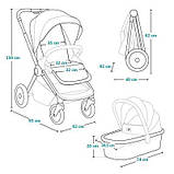 Універсальна коляска 3 в 1 Lionelo MIKA PLUS 3IN1 BEIGE SAND, фото 3
