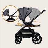 Універсальна коляска 3 в 1 Lionelo LAYLA 3IN1 GREY STONE, фото 8