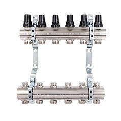 Колектор SD Forte 1" 6 виходів SF002W6