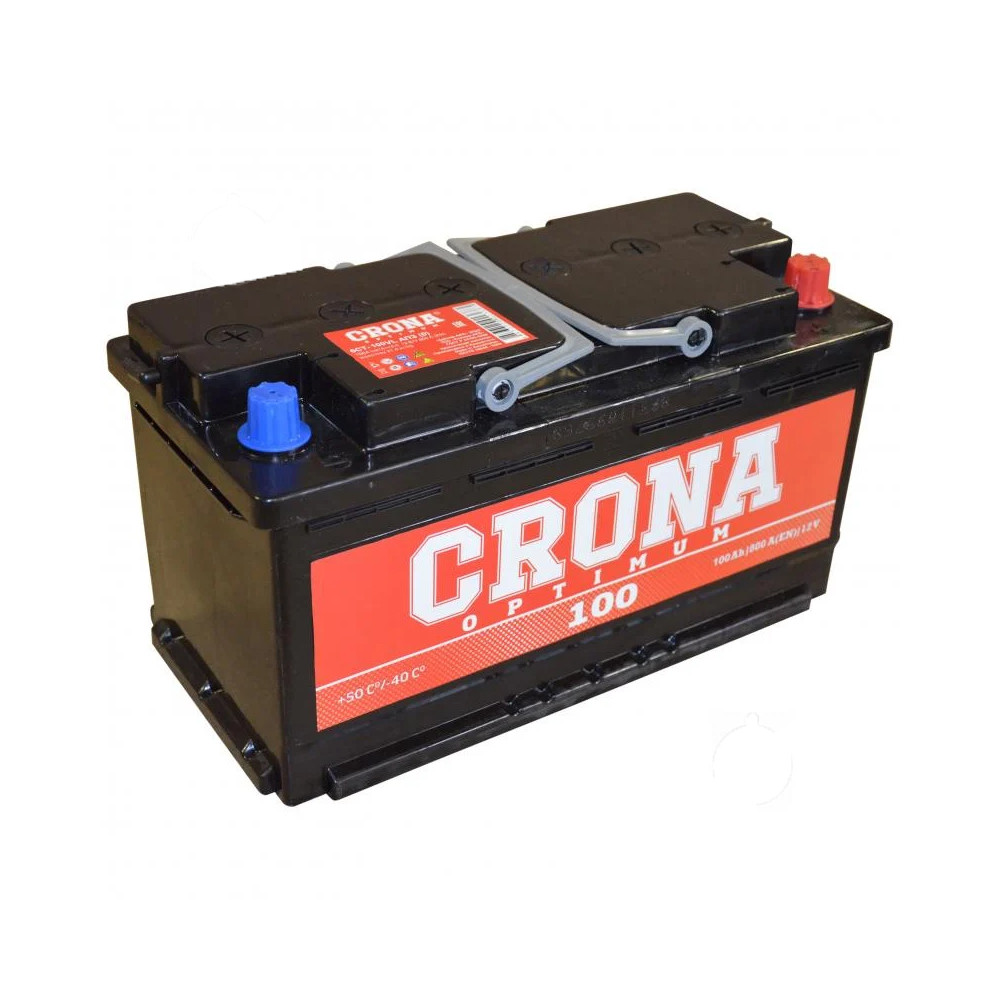 Акумулятор стартерний (CRONA KAINAR) 6СТ-100 А3 100Ah EN800 (353x175x190) (-/+) 600 73 04, фото 1