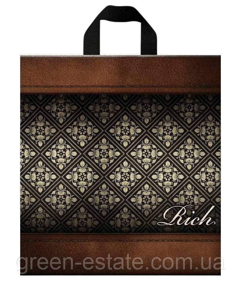Пакет з петлевими ручками Rich (38×42 см)(25уп)