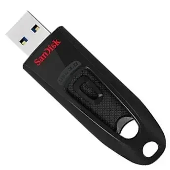 USB Flash 64GB 3.0 SanDisk Ultra black, фото 1