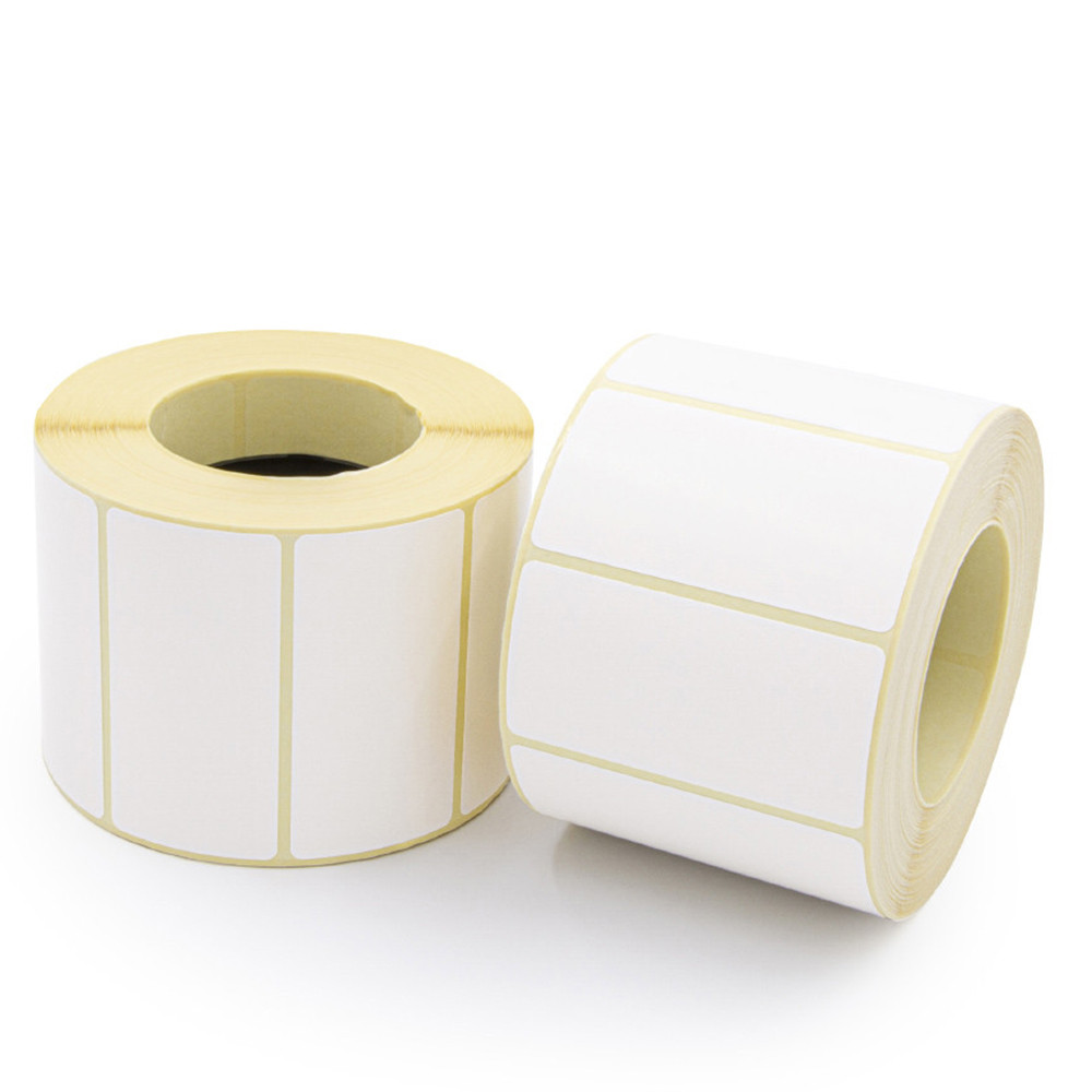 10шт Термоетикетка 58ммх30мм, 700 шт/рул, Еко / Самоклеюча етикетка для термопринтера / Етикетка для термодруку, фото 1