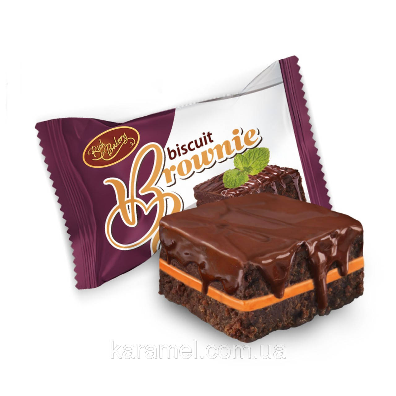 Бісквіт Rich Bakery "Brownie", 100 г., фото 1