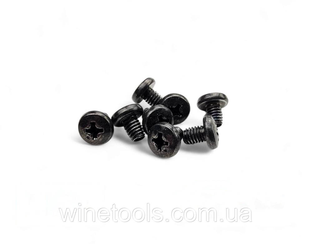 Гвинт 4х6, 8 шт (чорного кольору) з різьбою для степлера MAX HT-R1 / B1 / R45C
