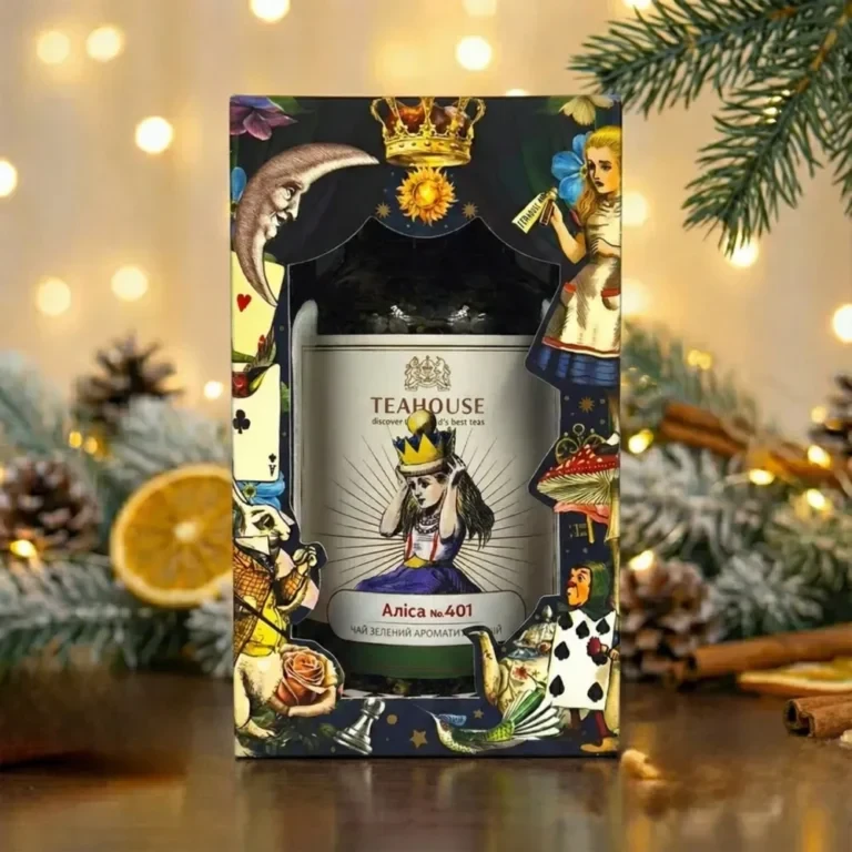 Зелений чай Аліса №401 Teahouse у скляній банці, 175 г, фото 1