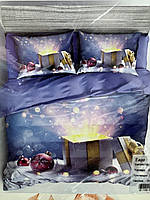 Фланелевое постельное белье евро размер новогоднее