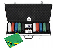 Набір для покеру 500 фішок в кейсі Springos, фото 3