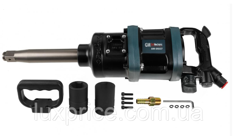 Ключ (Гайковерт) Пневматичний Gut Mechanic 1" 5000 Nm 4200 Об/хв 11IP0004A GMLuxPrice, фото 1
