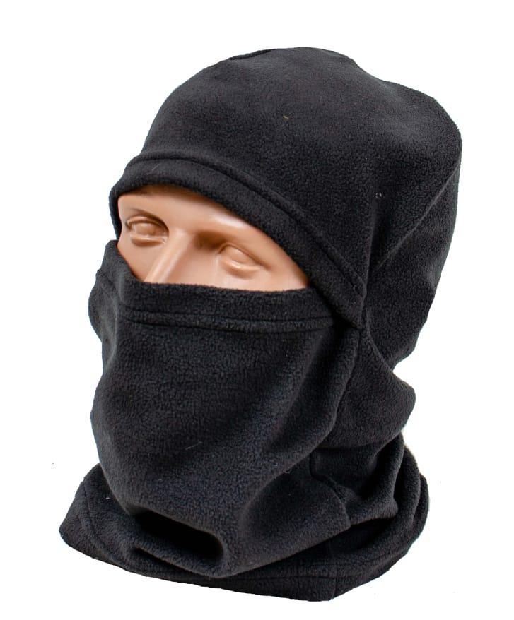 Балаклава WinTac флісова чорна, фото 1