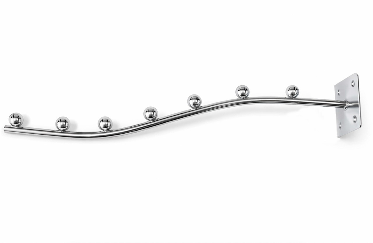 Флейта (кронштейн) настінна "хвиля" 7 кульок 29 см