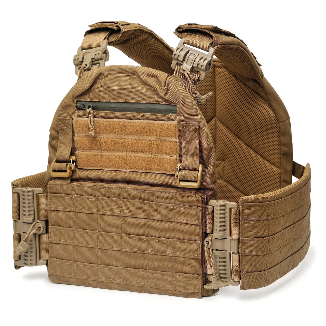 Плитоноска WinTac AGENT CUIRASS Coyote Brown система швидкого скидання койот, фото 1