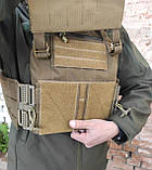 Плитоноска WinTac AGENT CUIRASS Coyote Brown система швидкого скидання койот, фото 5