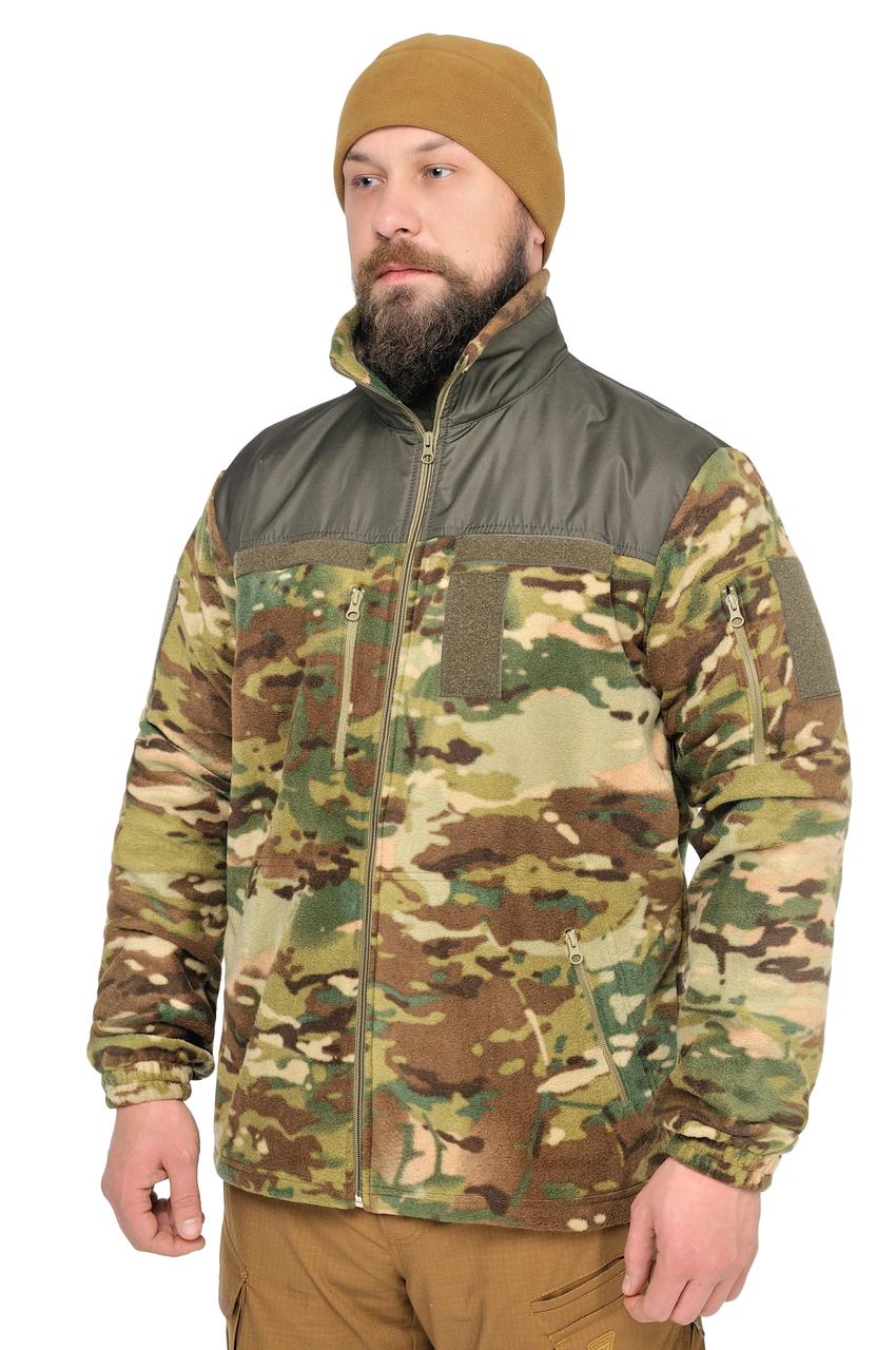 Тактична флісова кофта SARMAT MTP FLEECE 300 гр/м мультикам WinTac, фото 1