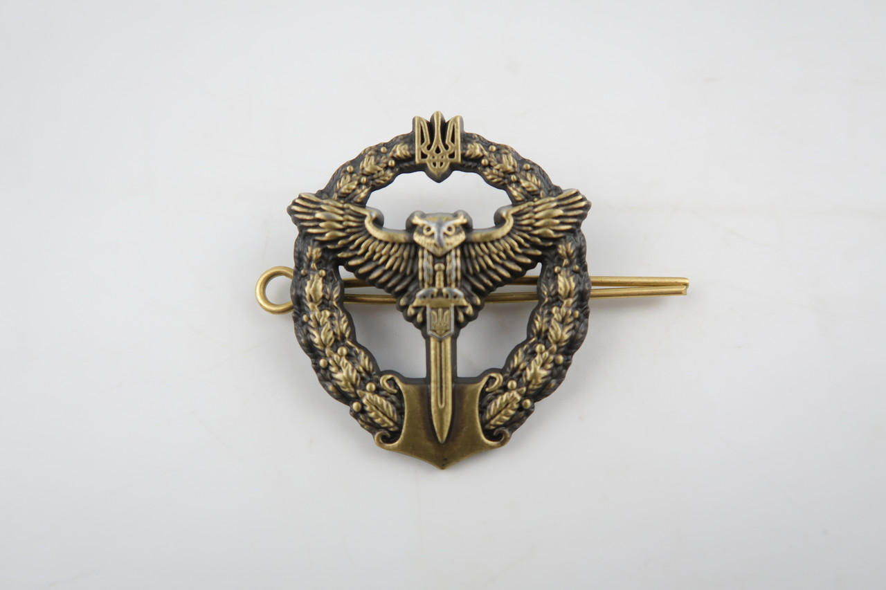 Кокарда на берет (беретний знак) Розвідка України, фото 1