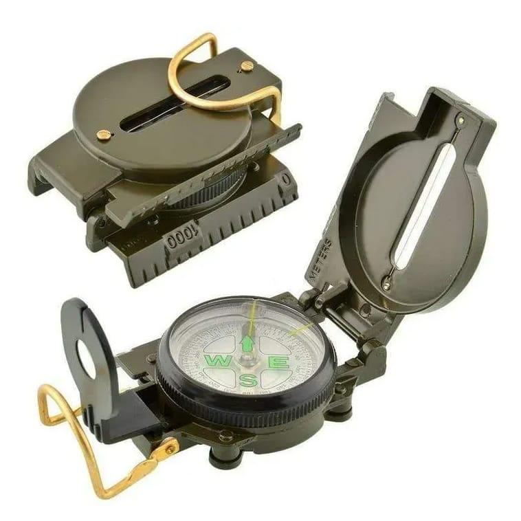 Компас туристичний з лінійкою та лінзою (Удароміцний корпус) DC-45-2B, фото 1