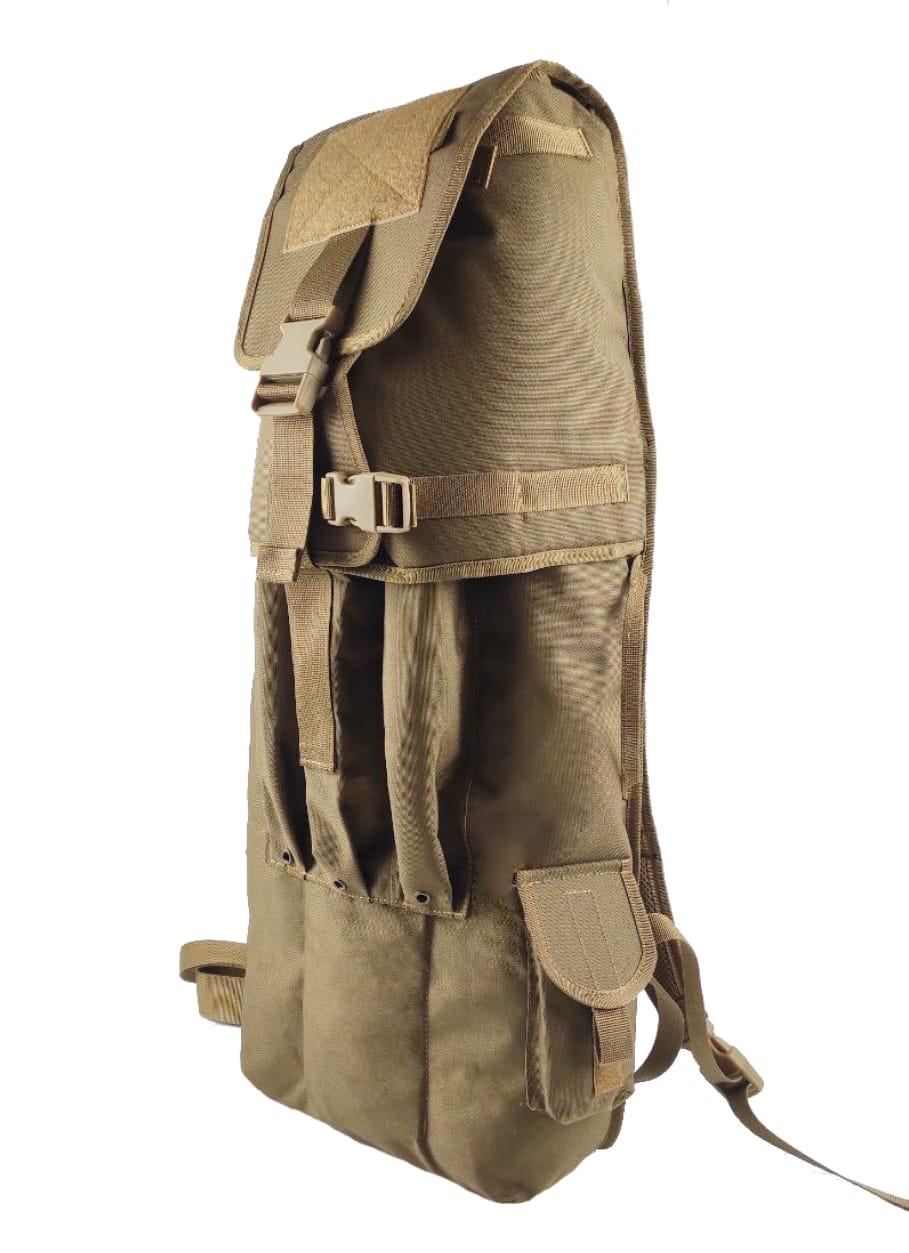 Сумка-рюкзак WinTac для пострілів гранатомету РПГ-7 (3 постріли) Cordura nylon койот, фото 1
