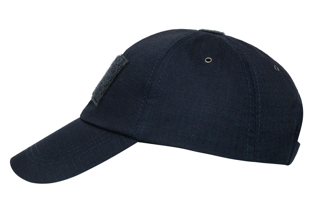 Бейсболка ELITE РІП-СТОП NAVY BLUE з липучкою темно-синя WinTac, фото 1