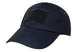 Бейсболка ELITE РІП-СТОП NAVY BLUE з липучкою темно-синя WinTac, фото 3