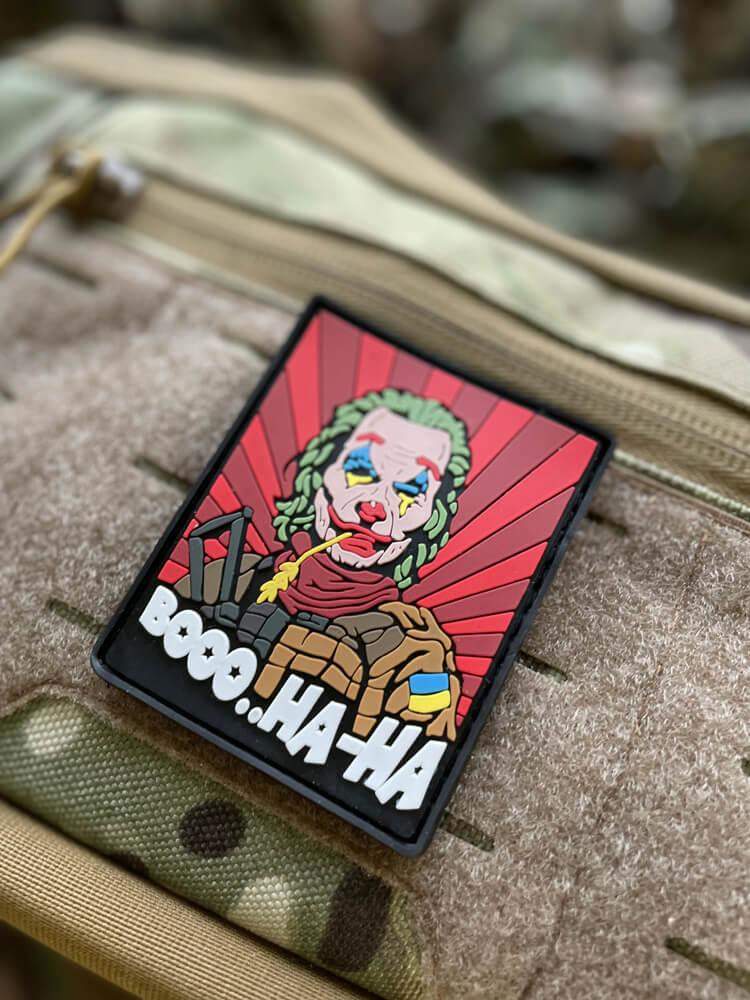 Шеврон ПВХ на липучці Джокер 7х5,5см, фото 1