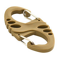 КАРАБІН S-HOOK ПЛАСТИКОВИЙ COYOTE M-TAC