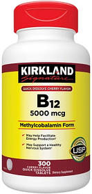 Kirkland Quick Dissolve Вітамін B-12, 5000 мкг, 300 швидкорозчинні таблетки