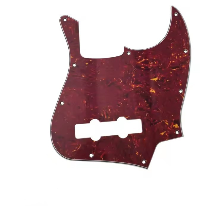 Пікгард для бас-гітари Fender Jazz Bass янтарний, фото 1