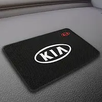 Силіконовий килимок з логотипом Kia на панель